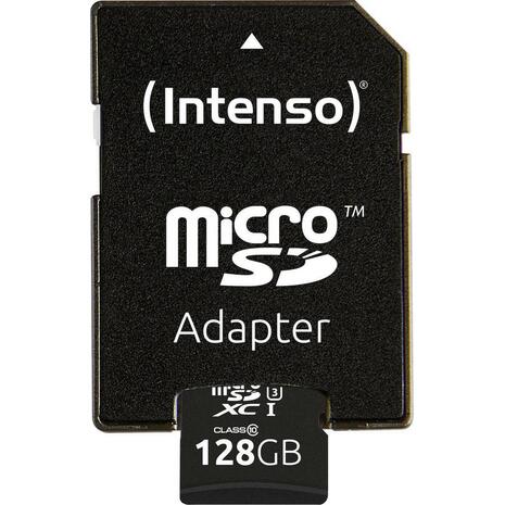 Κάρτα Μνήμης Intenso 128GB Micro SD - UHS-I - Professional